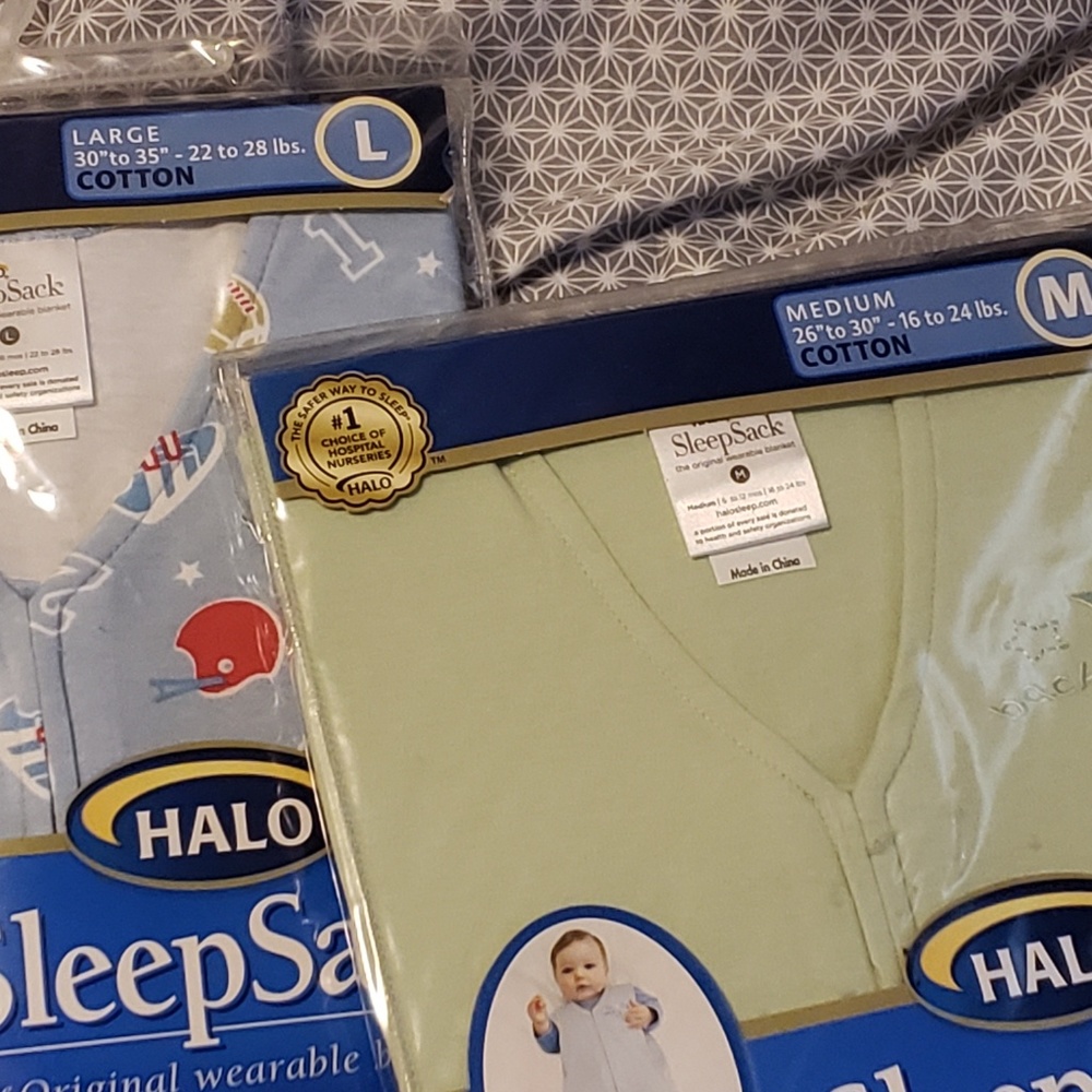 2 infant sleep sacks